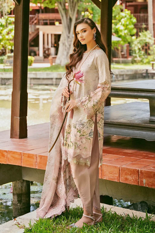 Jade Needle Wonder Lawn Unstitched 3pcs - Jotey