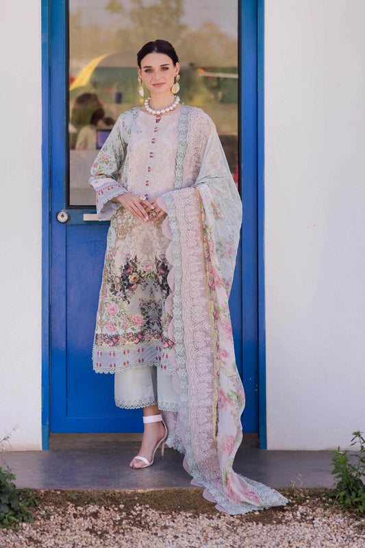 Jade Needle Wonder Lawn'25 Unstitched 3pcs - Jotey