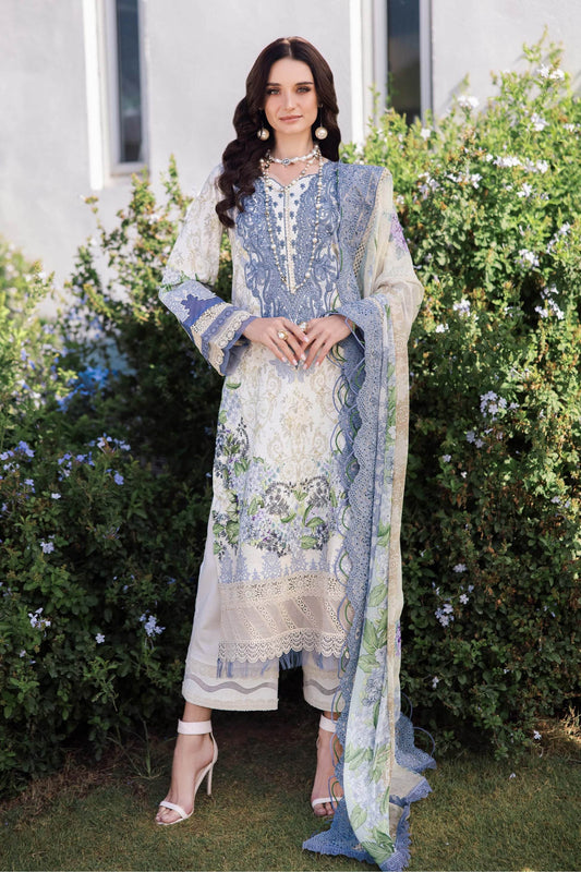 Jade Needle Wonder Lawn'25 Unstitched 3pcs - Jotey