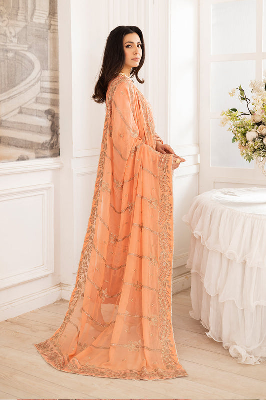 Johra Gold Swiss Voil Heavy Embroidered Lawn Unstitched 3Pcs