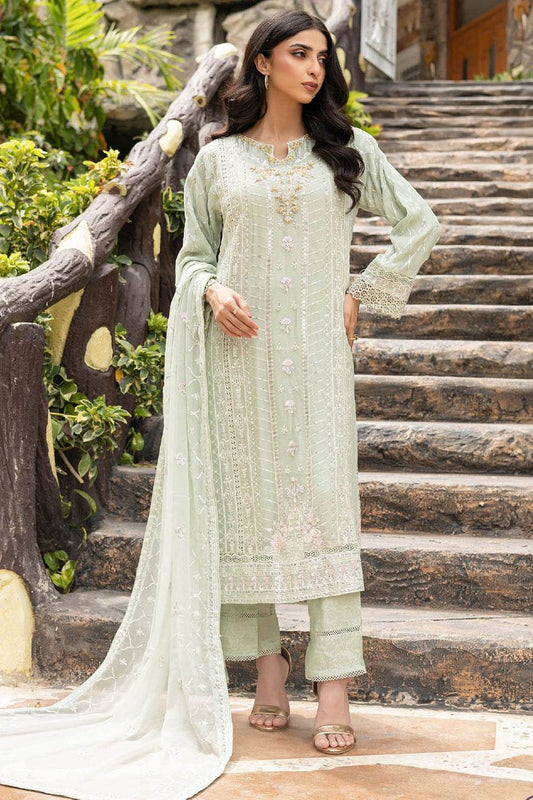 SOHA By Noori Stitched Chiffon Luxury 3pcs - Jotey
