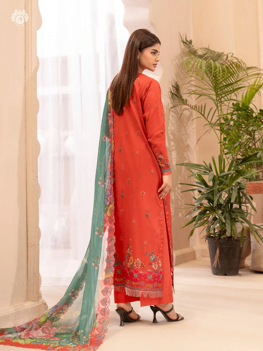 Morja By Gull Jee Vol-11 Embroidered Digital Printed Lawn Unstitched 3Pcs