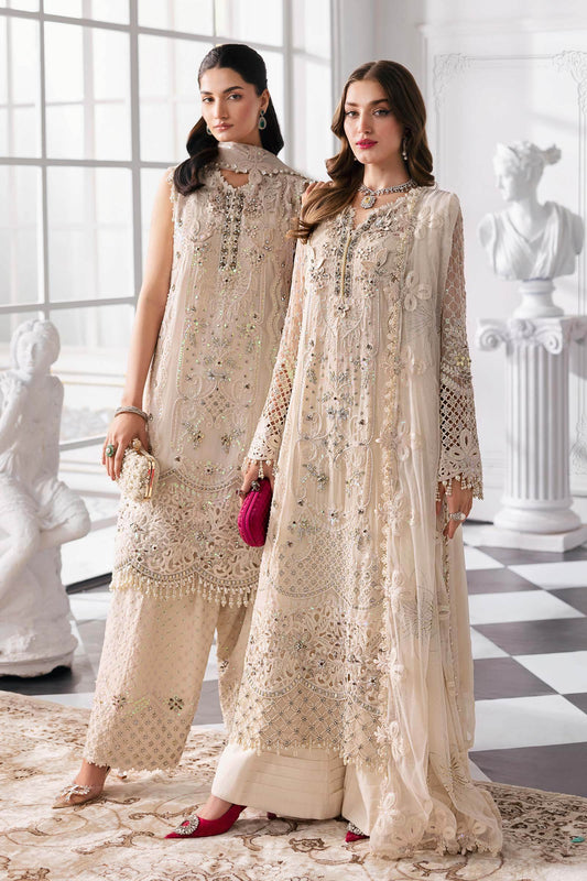 MARIA B. Embroidered Vol-30 Luxury Unstitched 3pcs - Jotey