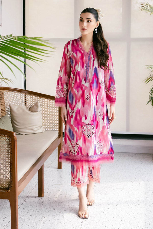 Ballerina By Nureh Embroidered Chikankari Unstitched 2pcs - Jotey