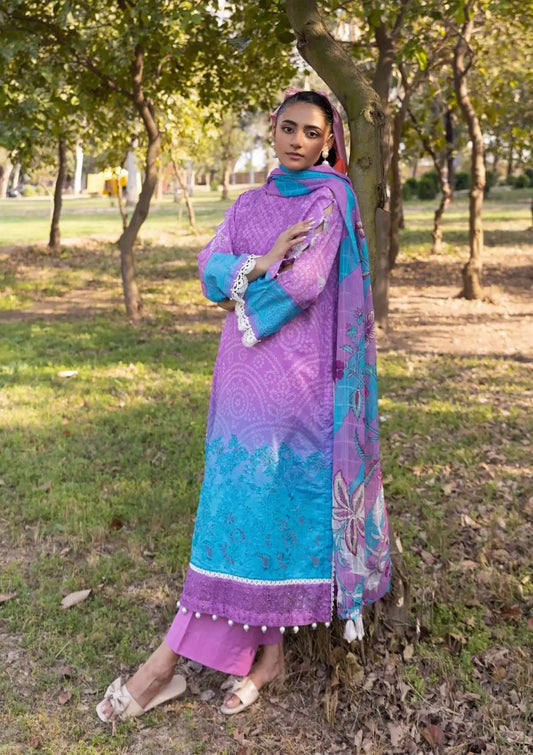 Nur Vantage Embroidered Lawn Unstitched 3 Piece