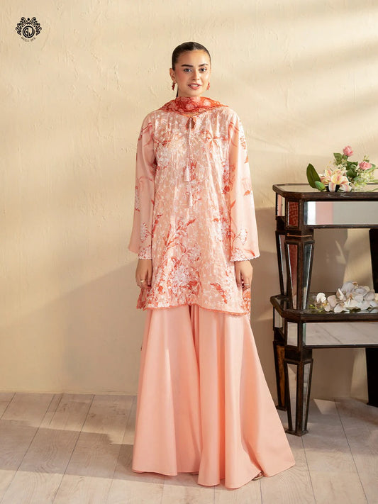 Kroma By Gull Jee Embroidered Digital Printed Lawn Unstitched 3 Piece