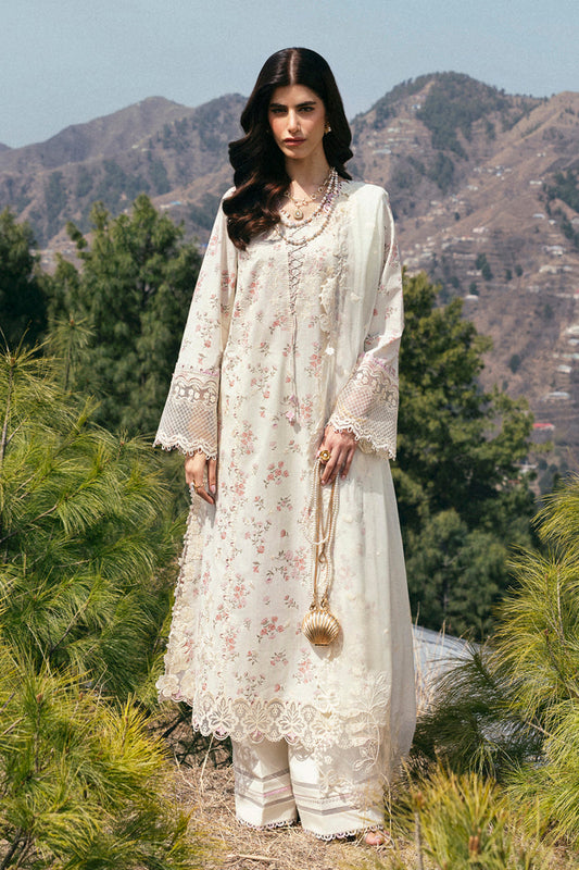 Qalamkar Qlinekari Embroidered Luxury Lawn Unstitched 3pcs