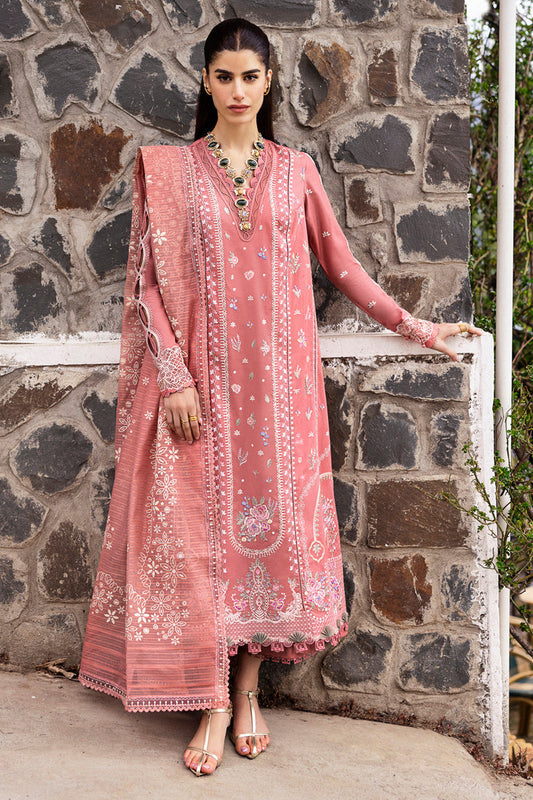 Qalamkar Qlinekari Embroidered Luxury Lawn Unstitched 3pcs