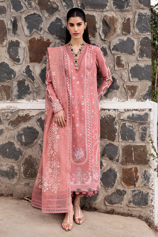 Qalamkar Qlinekari Embroidered Luxury Lawn Unstitched 3pcs