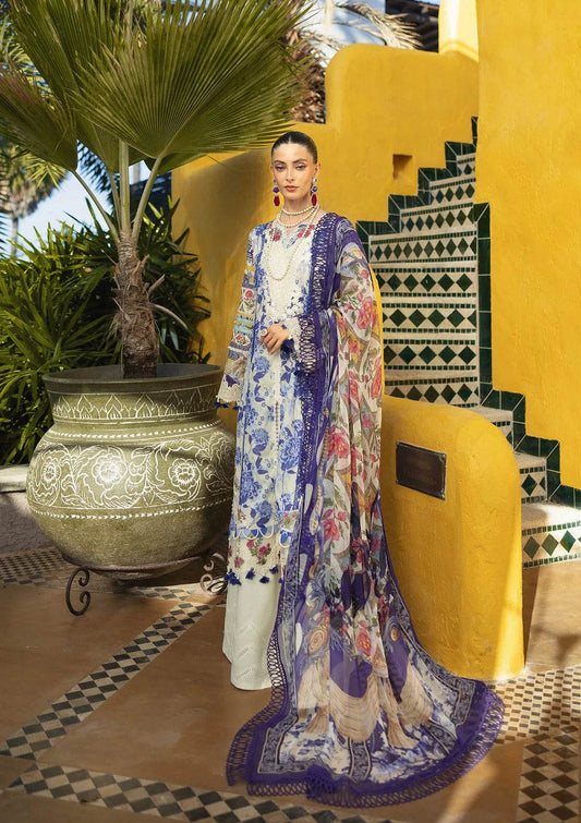 Elaf Premium Signature Embroidered Lawn Unstitched 3pcs - Jotey
