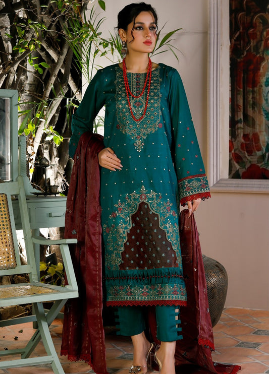 Rimal Vol-20 Embroidered Lawn Unstitched 3pcs