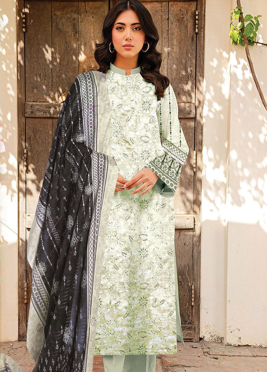 Zeba Summer'02 Embroidered Printed Lawn Unstitched 3pcs