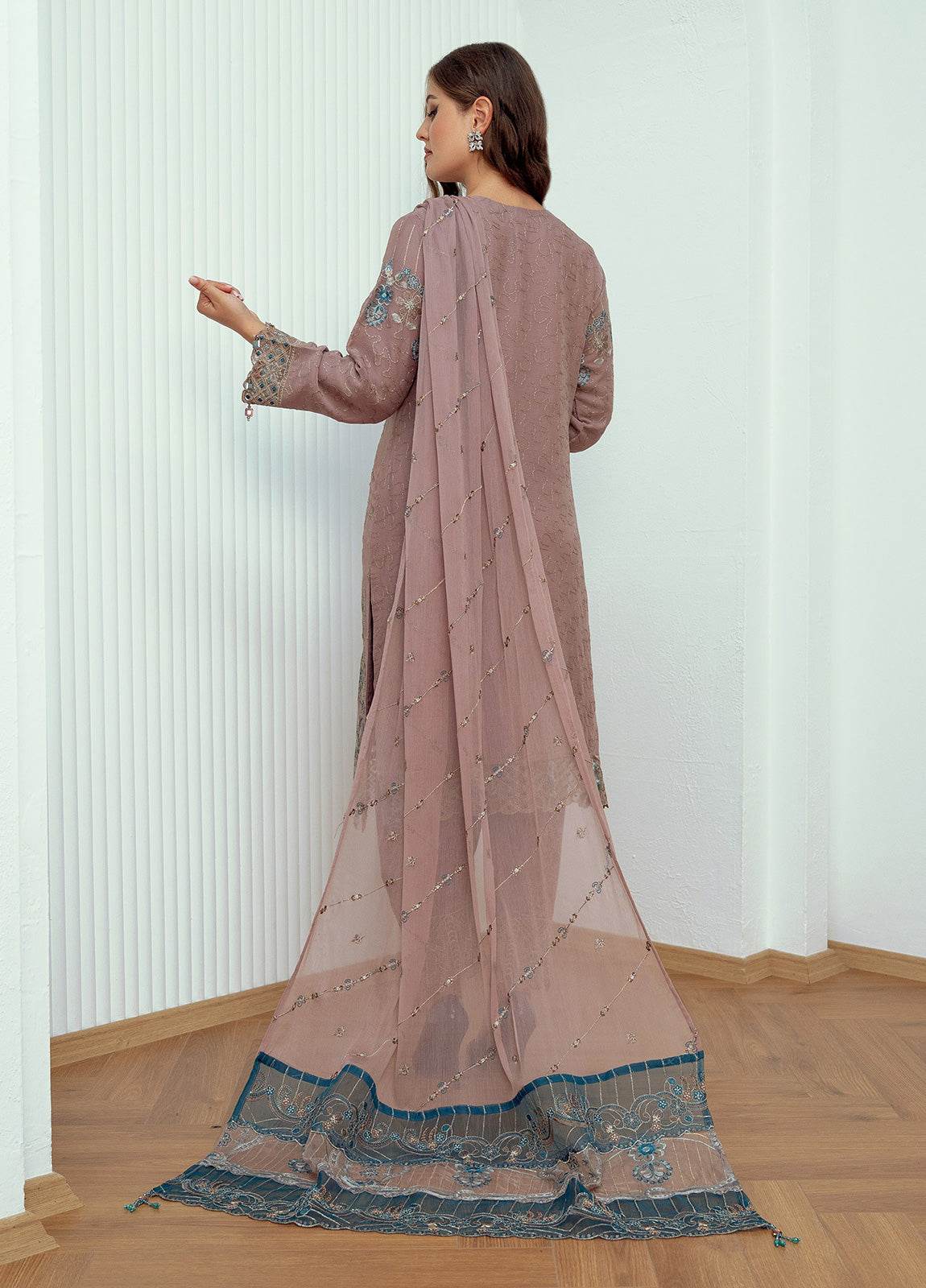 MEHRIMA By Noori Stitched Chiffon Luxury 3pcs - Jotey