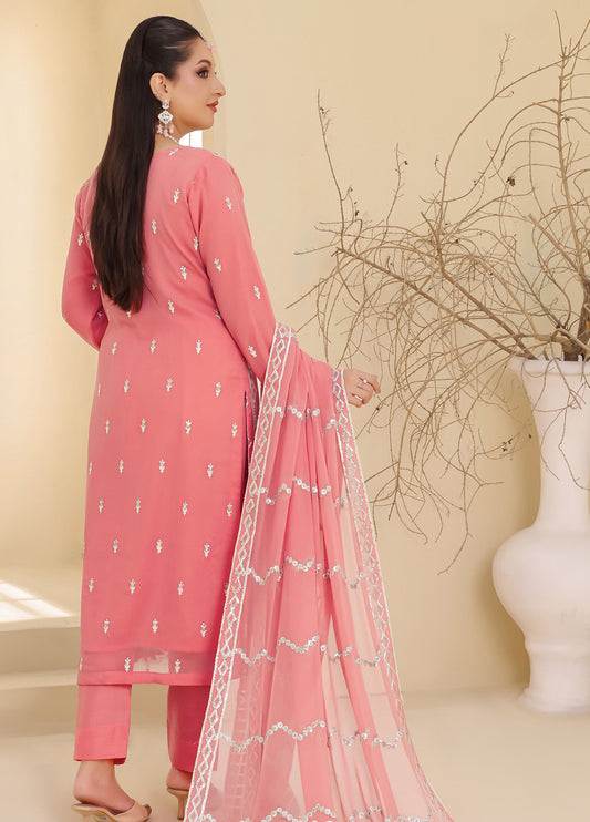 Raise By Bin Hameed Luxury Embroidered Chiffon Unstitched 3 Piece