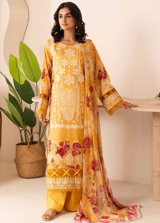 Nehal By Johra Embroidered Printed Lawn Unstitched 3Pcs