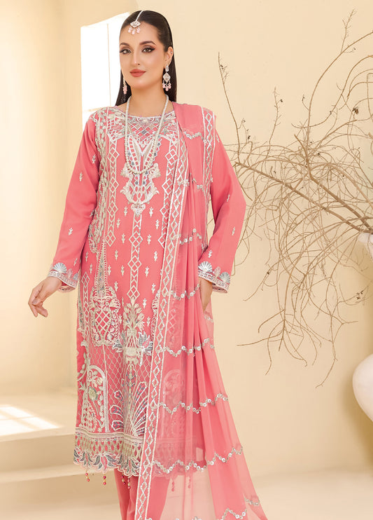 Raise By Bin Hameed Luxury Embroidered Chiffon Unstitched 3 Piece