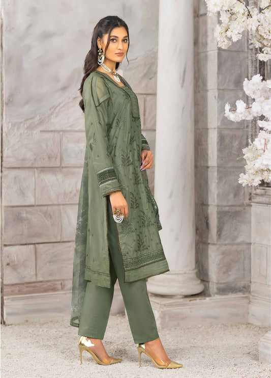 Rimal Vol-12 Embroidered & Sequence Work Lawn Unstitched 3pcs