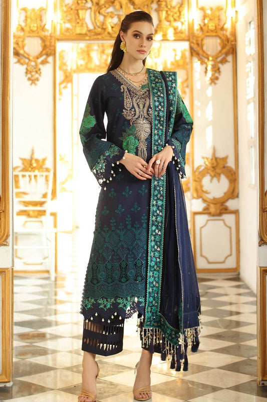 Tabeer By Charizma Embroidered Premium Chiffli Lawn Eid Edition Unstitched 3pcs - Jotey