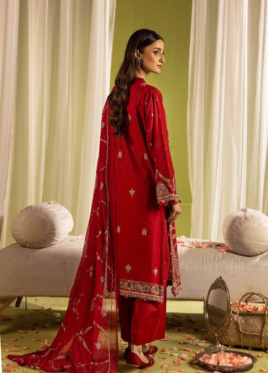 Khoobsurat Signature Shamiyana Luxury Embroidered Lawn 3pcs - Jotey