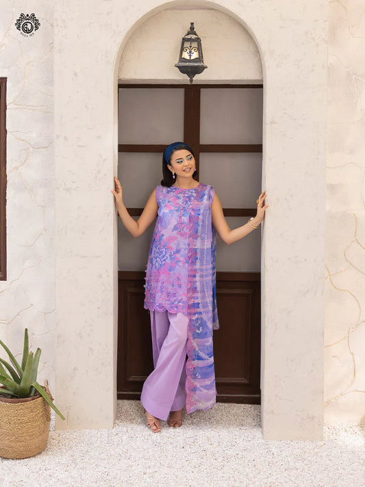 Morja By Gull Jee Vol-12 Embroidered Digital Printed Lawn Unstitched 3Pcs