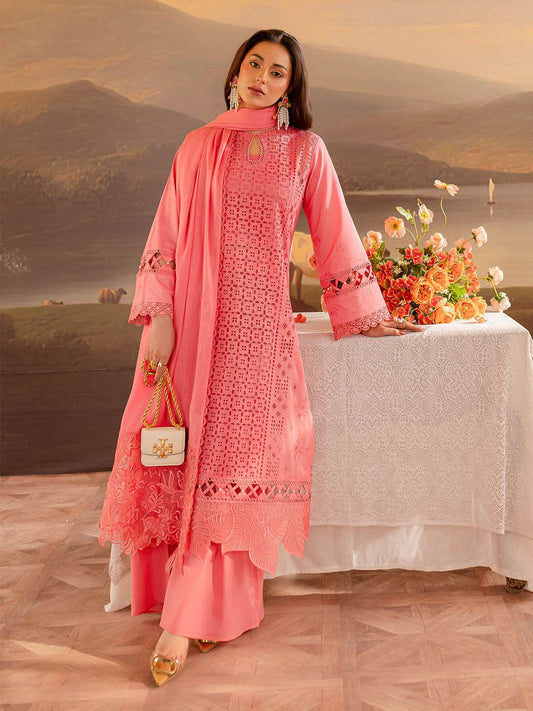 Twilight By Mahnur Embroidered Lawn Unstitched 3pcs - Jotey
