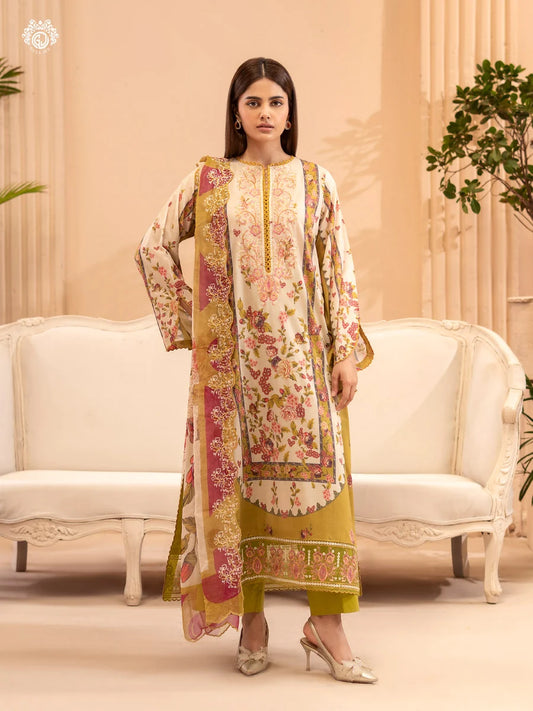 Morja By Gull Jee Vol-11 Embroidered Digital Printed Lawn Unstitched 3Pcs