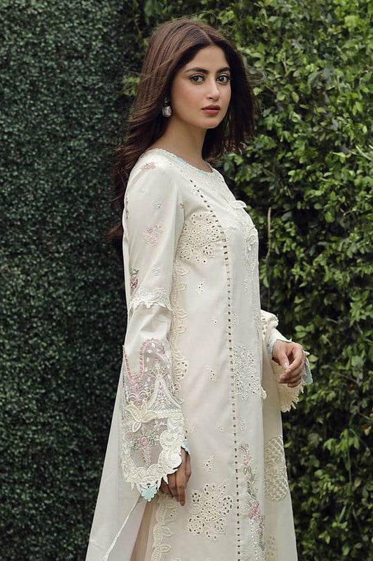 Qalamkar Festive Lawn Unstitched 3pcs - Jotey