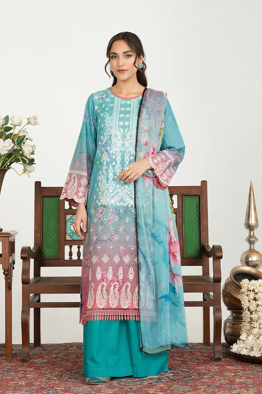 Sundas By Johra Embroidered Printed Lawn Unstitched 3Pcs