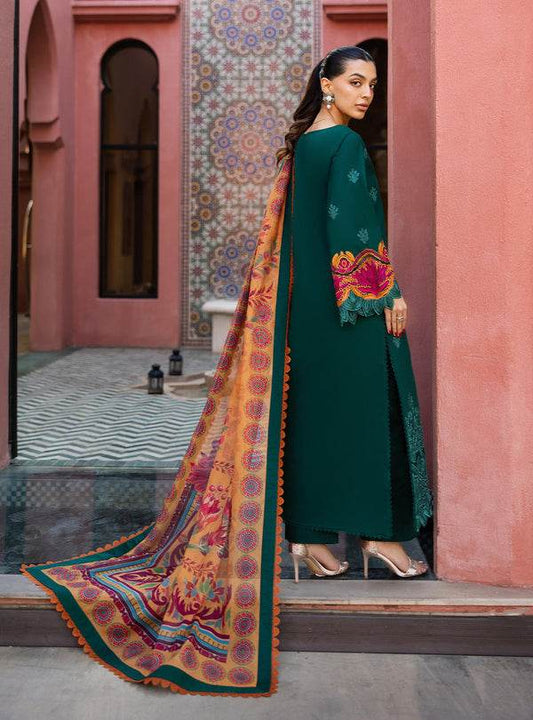 Zainab Chottani Chikankari'25 Unstitched Lawn 3pcs - Jotey