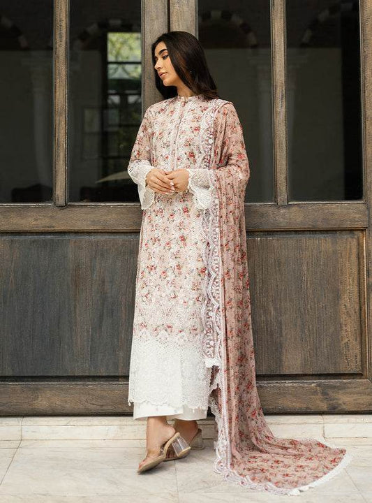 Zainab Chottani Chikankari'25 Unstitched Lawn 3pcs - Jotey