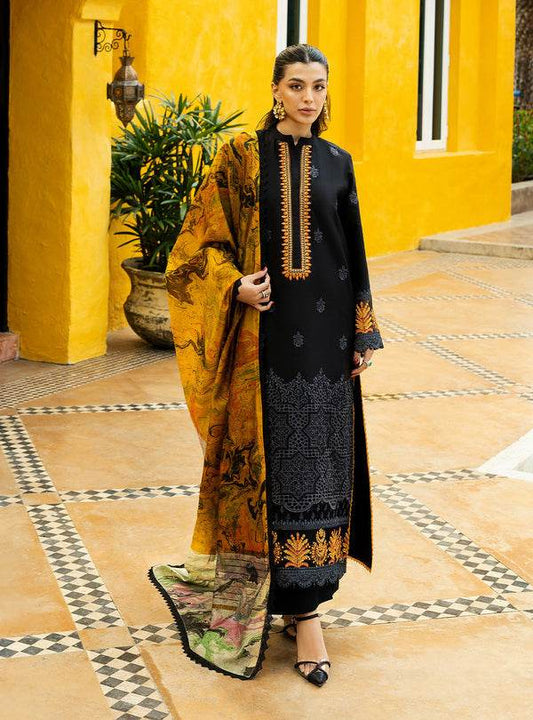 Zainab Chottani Chikankari'25 Unstitched Lawn 3pcs - Jotey