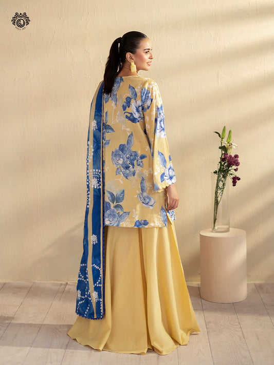 Kroma By Gull Jee Embroidered Digital Printed Lawn Unstitched 3 Piece