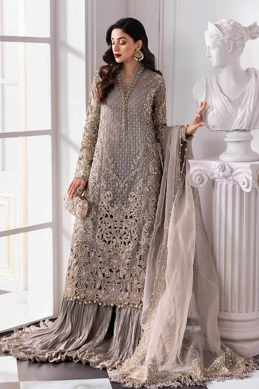 MARIA B. Embroidered Vol-30 Luxury Unstitched 3pcs - Jotey