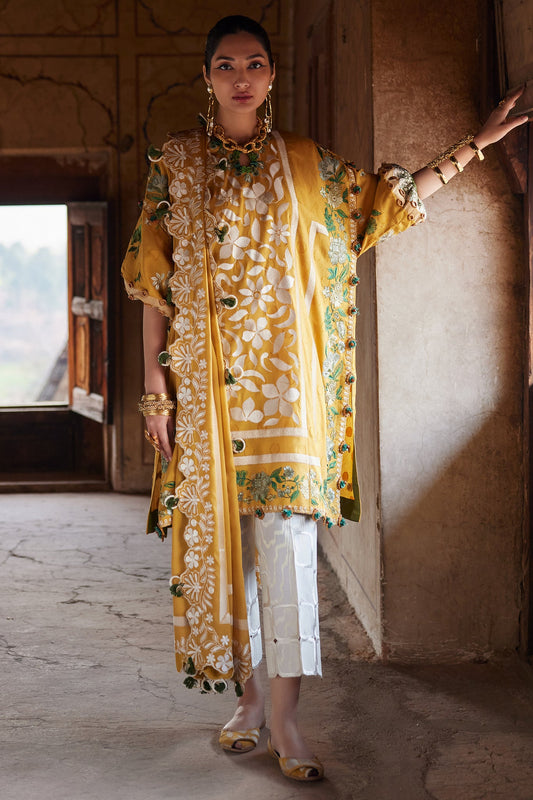 Elan Embroidered Lawn Unstitched 3pcs