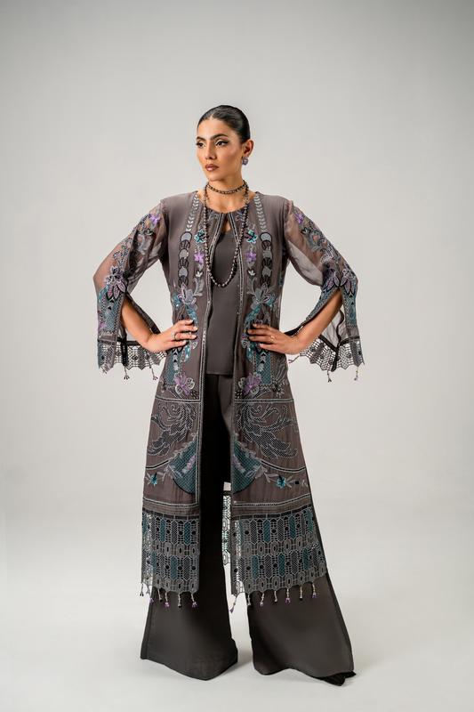 Zebtan Aura Vol-01 Embroidered Chiffon Unstitched 3pcs