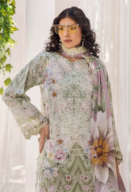 Adan's Libas Prints Unstitched Lawn 3 Piece - Jotey