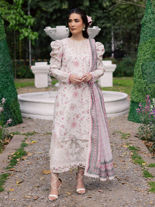 Ivy Bloom Printkari By Parishay Primium Printed Lawn Unstitched 3pcs - Jotey