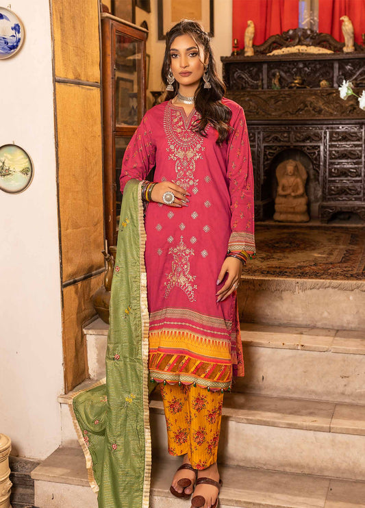 Rimal Vol-28 Embroidered & Sequence Work Lawn Unstitched 3pcs