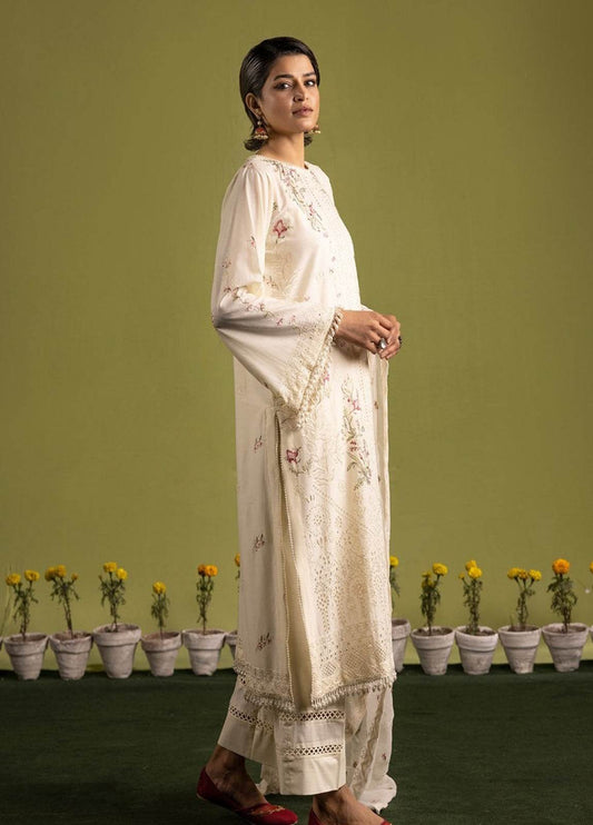 Gul-E-Bahaar By Khoobsurat Embroidered Lawn Unstitched 3pcs - Jotey