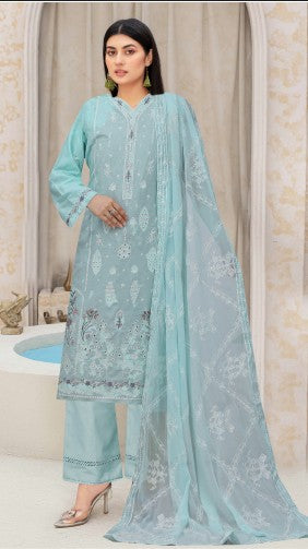 Nora Vol-22 Embroidered & Sequence Work Unstitched 3pcs