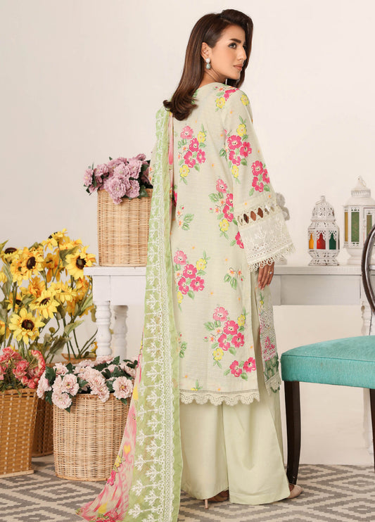 Nawal By Johra Chikankari Printed Lawn Unstitched 3Pcs