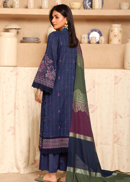Ajra by Johra Embroidered Dobby Lawn Unstitched 3Pcs