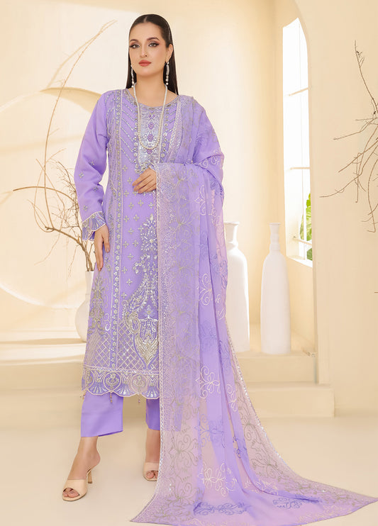 Raise By Bin Hameed Luxury Embroidered Chiffon Unstitched 3 Piece