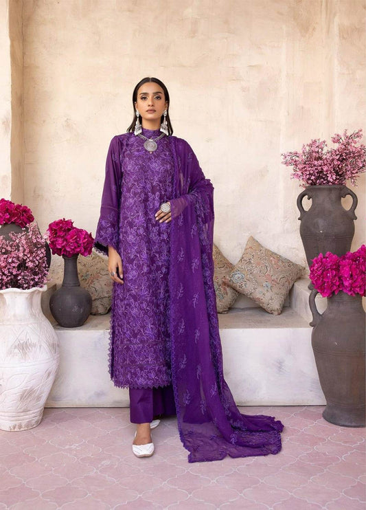 KHOOBSURAT Aventus Swiss Unstitched 3pcs - Jotey