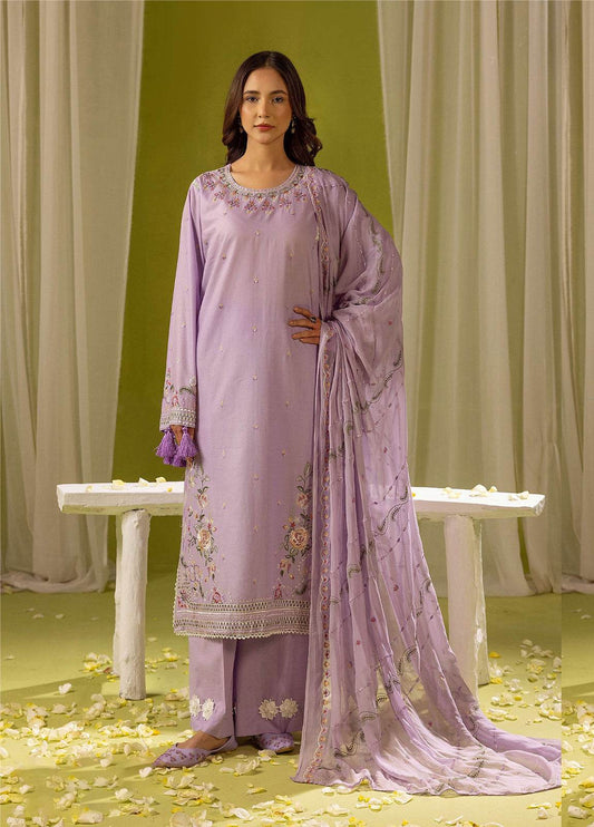 Khoobsurat Signature Shamiyana Luxury Embroidered Lawn 3pcs - Jotey