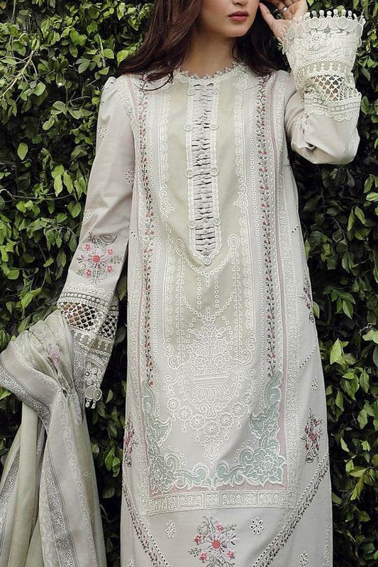 Qalamkar Festive Lawn Unstitched 3pcs - Jotey