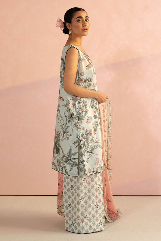 Coco By Zara Shahjahan Digital Printed Lawn Unstitched 3pcs - Jotey