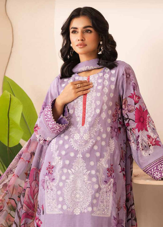Nehal By Johra Embroidered Printed Lawn Unstitched 3Pcs