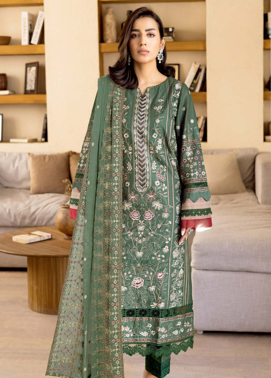 Maheer by Johra Embroidered Lawn Unstitched 3Pcs