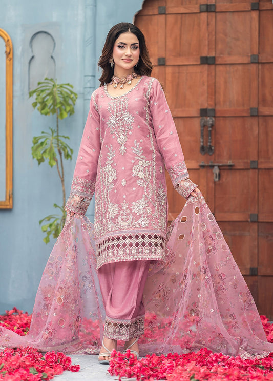 Rashi By Noori Embroidered Luxury Organza Festive Formal Stitched 3 Piece